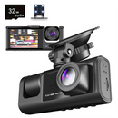 3 Camra Dash Cam for Cars Camera 1080P Car Dvr Vehicle Recorder Video Recorder Front and Rear Camera W/ IR Night Vision Dashcam