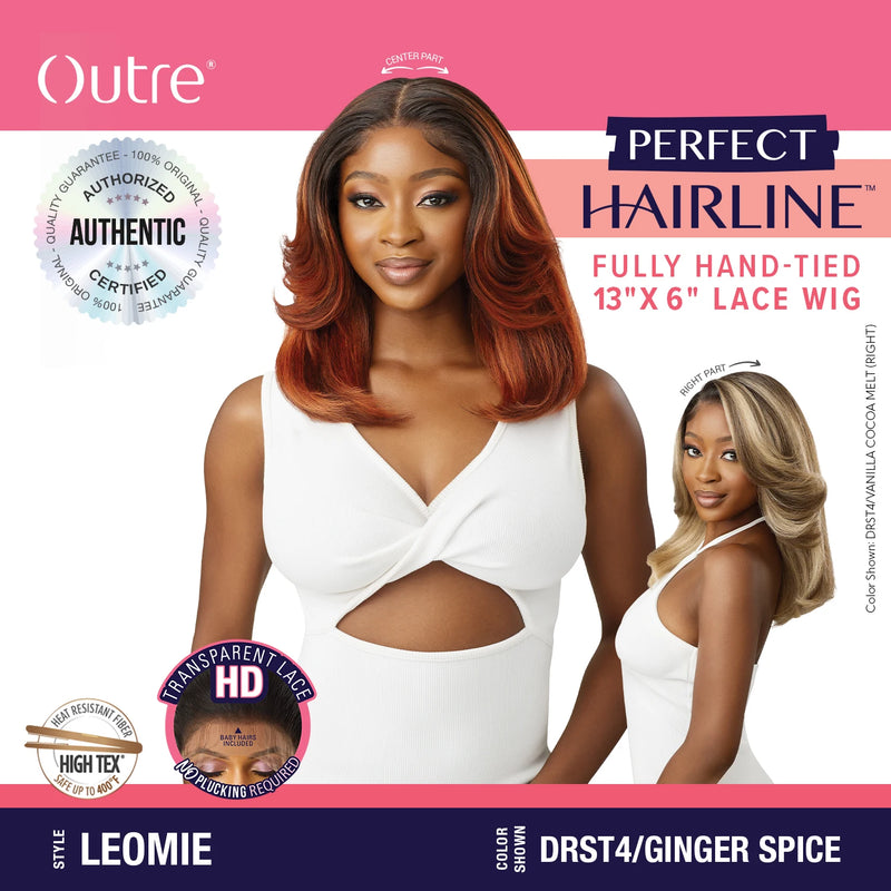 Outre Perfect Hairline Glueless Fully Hand-Tied 13X6 Lace Wig Leomie – Pre-Plucked, Glueless, Natural Look