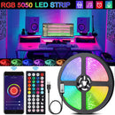 5V RGB 5050 LED Light Strip USB Infrared Remote Control Flexible Lamp Tape Ribbon Diode For Festival Party TV Desk Bedroom