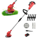 850W/650W Electric Cordless Grass Trimmer 18000PRM Handheld fuel Cup Adjustable Weeder Garden Tool With 2PCS 21V Battery