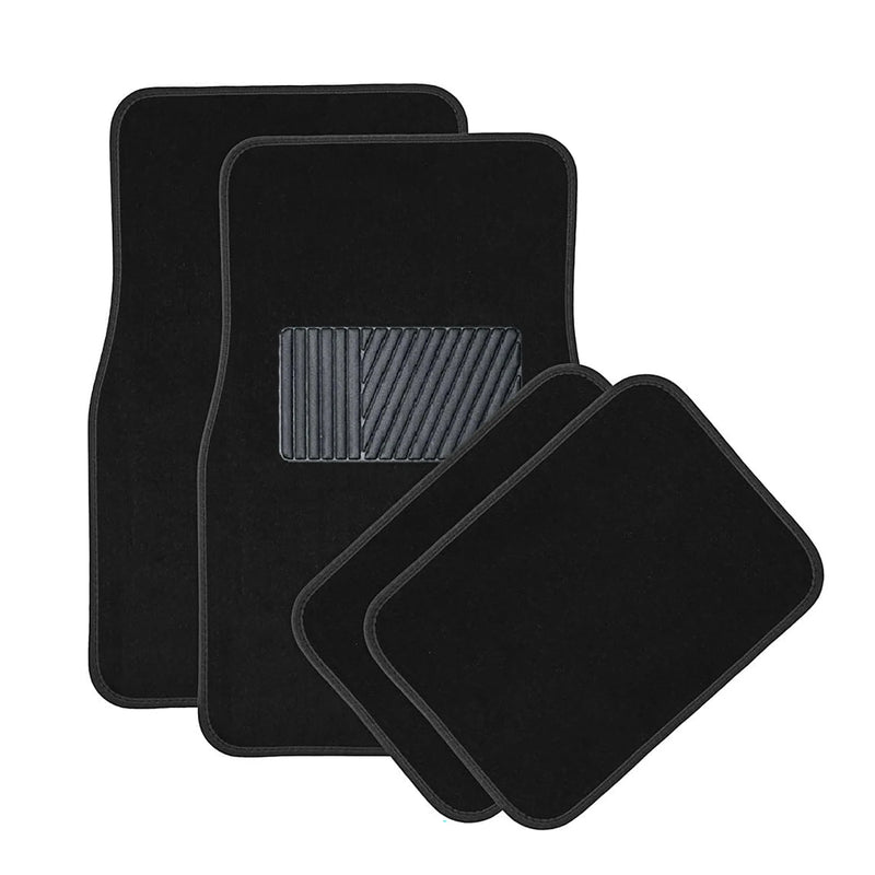 Carpet Car Mats 4 Piece Sets Universal Non-Slip Car Mats, Protection for Tourism