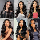 30 Inch Body Wave V Part Wig Human Hair Wigs 100 Human Hair For Women 180 Density Remy Hair Natural Color Human Hair Wigs