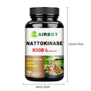 Nattokinase - Supports Heart and Blood Vessel Health and Promotes Blood Circulation - 120 Capsules