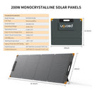 Pecron Solar Charger 36V 200W Foldable Solar Panel Waterproof IP67 For Portable Power Station/Generator Outdoor Travel  Camping