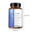 Men's Fertility Support, L-Carnitine, Maca, Niacin, Chromium, Ginseng, Multivitamins, Multiminerals - 120 Capsules