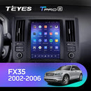 TEYES TPRO 2 For Infiniti FX35 1 2002 - 2006 For Tesla style screen Car Radio Multimedia Video Player Navigation GPS Android No 2din 2 din dvd