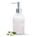 Dispenser De Vidro 400ml Transparente Sabonete Líquido E Álcool Banheiro - Dolce Home