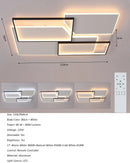 LED Ceiling Light, 40W Modern Square Dimmable Ceiling Lamp with Remote Control for Living Room Dining Room Bedroom