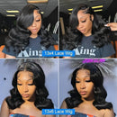 Brazilian Short Bob 13x6 HD Transparent Lace Front Body Wave 13x4 Lace Frontal Human Hair Wavys 5x5 Closure Wig For Women