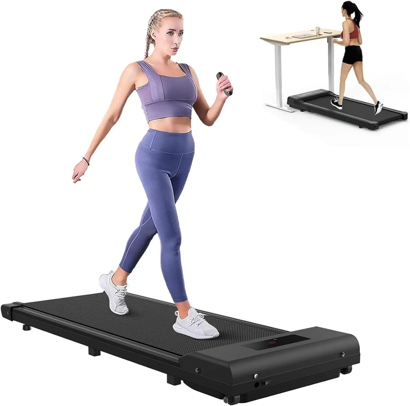 Speed Range and Remote Control 130 KG bigzzia Treadmills for Home Walking Pad Treadmill 2.5HP underdesk treadmill with 1-10 km/h