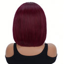 7x5 Glueless Wig Human Hair 99J Burgundy 13x4 Bob Straight Pre Plucked Human Hair Wigs Transparent Pre Cut Bob Wig Human Hair