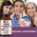 Liver Health - Cardiovascular Health, Antioxidant, Liver Cleansing, Repair and Detoxification - 120 Capsules