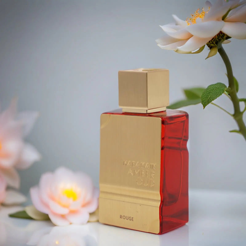 Al Haramain Amber Oud Rouge Edition For Men And Women Eau de Toilette Spray 2.0 OZ Long-lasting Fragrance Best Christmas Gift