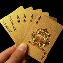 24K Gold Foil Playing Cards Deck - Perfect For Poker, Practical Jokes & Party Gifts!Christmas, Halloween, Easter,Thanksgiving Gi