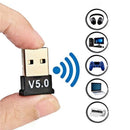 Adaptador E Receptor USB Bluetooth 5.0 Plug usb Transmissor de audio para Notebook
