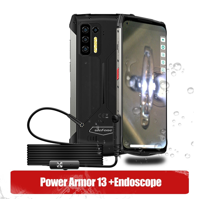 Ulefone Power Armor 13 13200mAh Rugged Phone 256GB Android 12 Waterproof Smartphone 6.81” 2.4G/5G WLAN Mobile Phones NFC Global