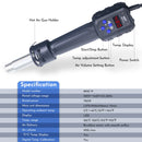 WEP Portable Hot Air Gun 700W 500℃ Heat Gun With LCD Digital Display Soldering Welding Rework Station Repair Tool 8858-IV