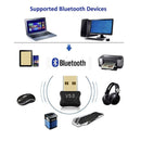 Adaptador E Receptor USB Bluetooth 5.0 Plug usb Transmissor de audio para Notebook