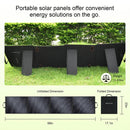 SOLARPLAY 200W 18V Solar Panel Kit Foldable Solar Panel Outdoor Rechargeable Solar Charger For Portable Camping Power Station