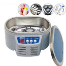 30/50W Digital Ultrasonic Cleaner Tub Dual Frequency Vibration Jewelry Parts Glasses Circuit Board Portable Watch Washer Machine