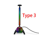 Hot sale Sma RGB Gaming Headphone Stand with USB Ports Support Touch Control Light For All Headphones Size