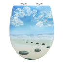 Oval Toilet Lid  Duroplast Toilet Seat Soft-Close Antibacterial with Quick Release Function  For Bathroom Parts