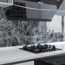 60cm*1m Imitation marble pattern tile stickers waterproof cabinet refurbishment kitchen high temperature resistant oil stickers