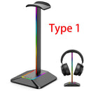 Hot sale Sma RGB Gaming Headphone Stand with USB Ports Support Touch Control Light For All Headphones Size