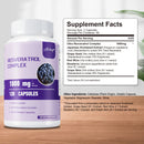 Resveratrol Complex - Antioxidant, Support Overall Health & Metabolism, Promotes Healthy Aging, Skin Health - 120 Capsules