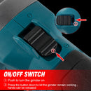 35000RPM Brushless Die Grinder 6mm 2000W Electric Cordless Variable Speed Rotary Tools For Makita 18v Battery (No Battery)