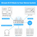 Fosi Audio Phono Preamp for Turntable Phonograph Preamplifier With 5654W Vacuum Tube Amplifier HiFi BOX X4