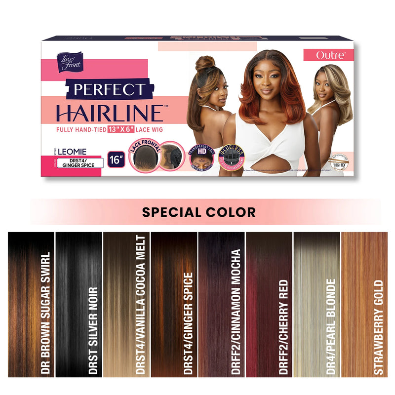Outre Perfect Hairline Glueless Fully Hand-Tied 13X6 Lace Wig Leomie – Pre-Plucked, Glueless, Natural Look