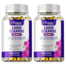 Liver Health Support, 28-in-1 Liver Cleanse, Detox & Repair Fatty Liver Formula with Artichoke, Dandelion - 120 Capsules