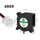 3D Printer Fan 5015/4020 Cooling Turbine Fan 5V 12V 24V Ultra-quiet Oil Bearing about 7500 RPM Turbo Mini Fan For 3D Printer