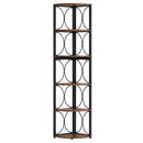 Tribesigns 6 Tier Tall Corner Shelf, 61 inch Rustic Corner Bookshelf Storage Rack Standing Shelving Unit