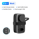 ORICO EU Plug Travel Power Strip with 3AC 3USB Port 1.1M Extension Cable 5-In-1 Charging Smart Socket for Home/Travel Save Space