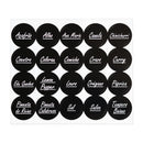 220ml Plastic Pots Seasoning and Spices Double Dizing Lid 6 Un