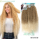 Cabelo Para Entrelace Bio Fibra Orgânico Mulheres Extensões Fibra Química Orgânica Alta Qualidade 300g 9Pcs "HELENA"-MODA