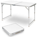 WOLTU Folding  Camping Table Lightweight Foldable Garden Picnic Table  Office Table for Balcony Market  Kitchen Outdoor Barbecue