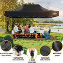 Gazebo 3x4.5m Waterproof Stable Outdoor Foldable Garden Gazebo without sidewall, for Party Tent, UV Protection 50+