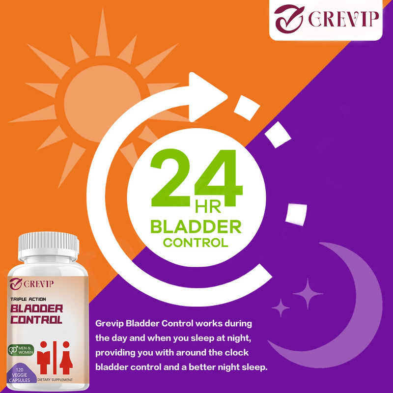 Bladder Control - with Cranberry, Pumpkin Seed Extract - Urinary Tract Health, Supports Healthy Urination - 120 Capsules