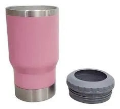 Copo Térmico com 5 opção em 1 (Latinha/Barrigudinha/Long Neck/Lata Alta 400 mL) Com abridor Porta Cerveja Garrafa