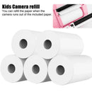 Mini Printer Paper Non-adhesive Thermal Paper 57mm Label Sticker Pocket Printer Kids Instant Photo Inkless Printing Rolls Paper