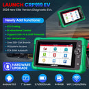 LAUNCH CRP919 EV Diagnostic Scan Tool OBD2 Scanner for EV vehicle,Full system diagnostics Covering 120+EV Car, 2 battery packs