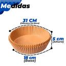 Disposable Air Fryer Shape, Paper Liner, Barbecue Plate, Round Oven Pan, Fryer, Microwave