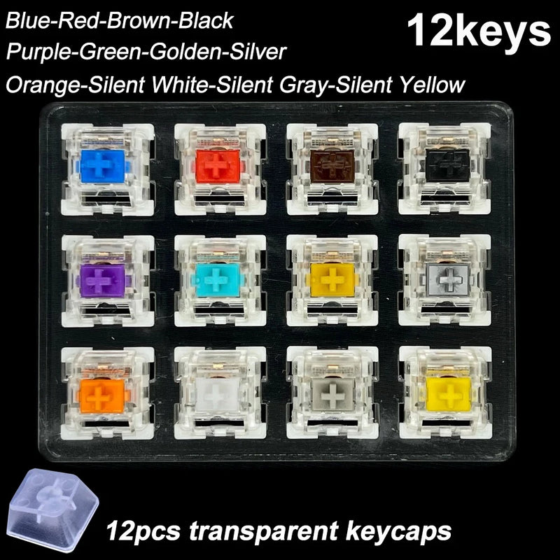 Outemu Switches Tester for Mechanical Keyboard Blue Red Brown Black Purple Green Gold Silver Silent White Axis Customize Gaming