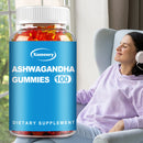 Ashwagandha Gummies - Relieve Stress, Improve Sleep, Support Brain Health, Muscle and Strength, Boost Immunity - 100 Gummies