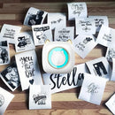 C23 Bluetooth Thermal Photos Printer LED Ambient Light Flashes Portable MINI Wireless HD Inkless Printing Self-adhesive Paper