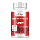 Red Yeast Rice + CoQ10 - Supports Heart, Cardiovascular Health, and Maintains Healthy Cholesterol Levels - 120 Capsules