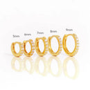 1/3Pairs Maria Minimalist Hoop Earrings for Women Men Bohemia Cute Stainless Steel Tiny Zircon Piercing Ear Rings Trendy Jewelry